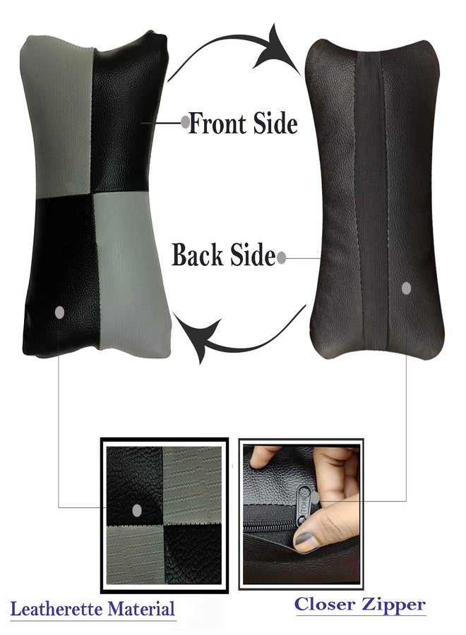 Adroitz Check Design Grey Car Seat Cushion for Swift_PR195 - Image 2